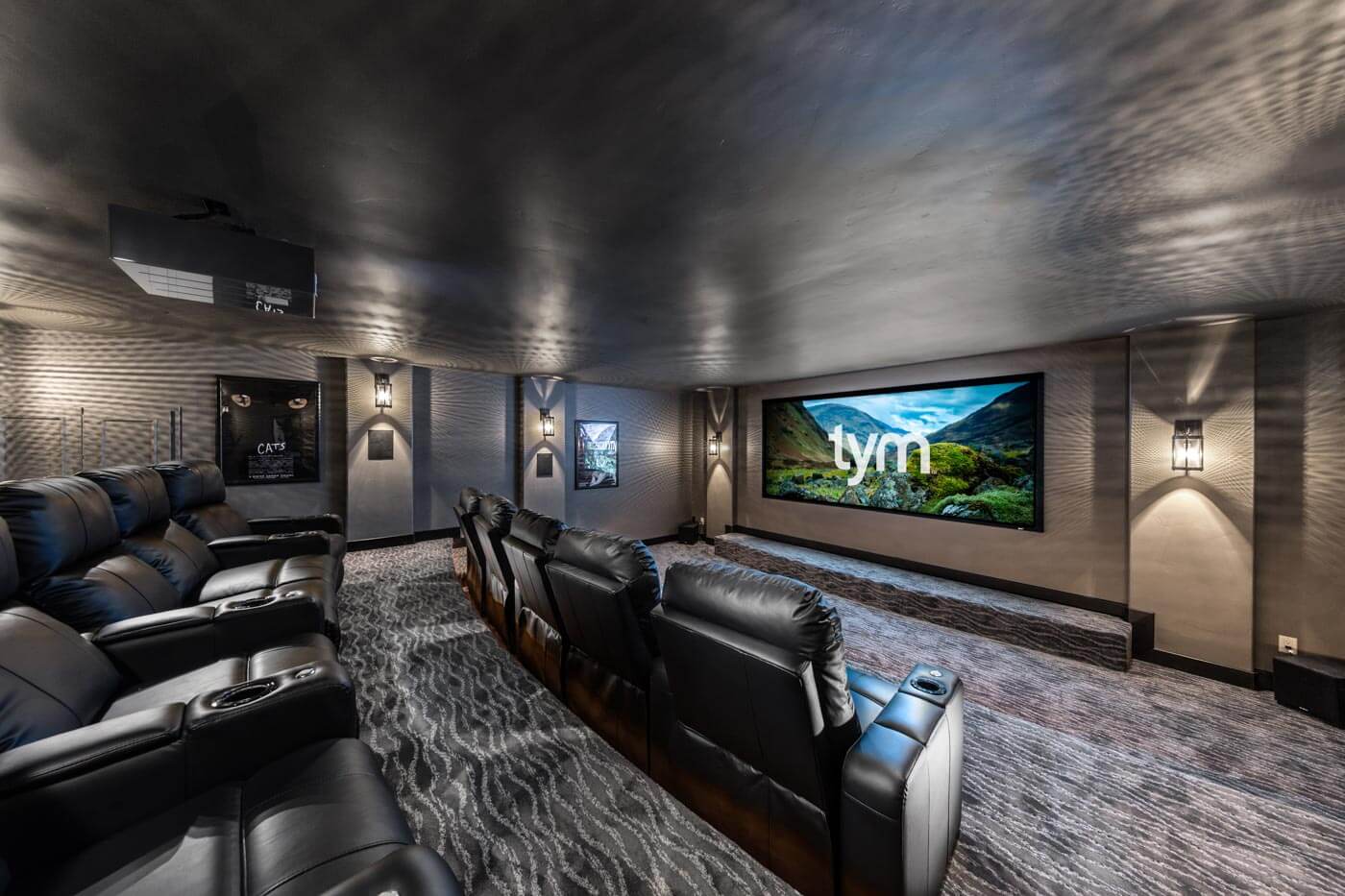 The Entertainer, Utah Valley Parade Of Homes 2015 visible home theater wiring 