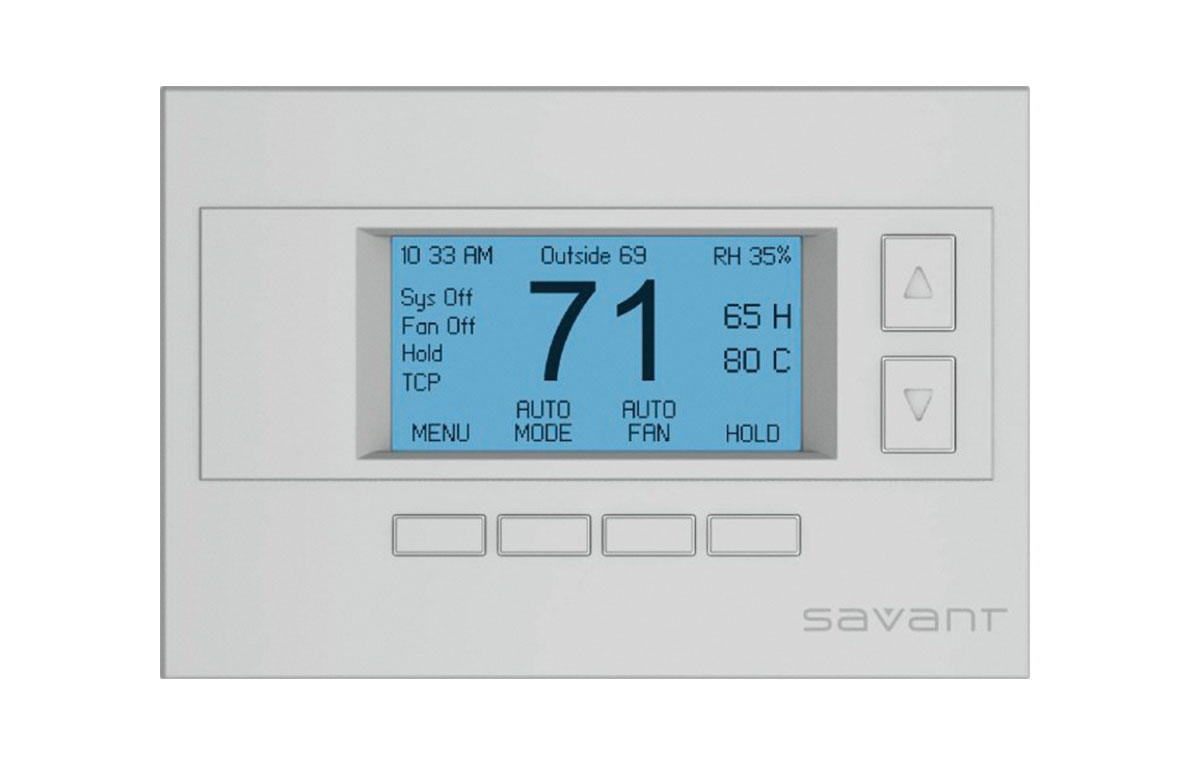 Savant Smart Thermostat, Great Falls Virginia, McLean Virginia