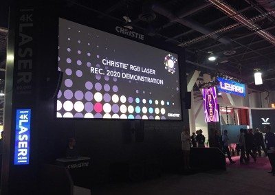2015 NAB Show #NABshow | Christie Digital booth, RGB Laser Projection