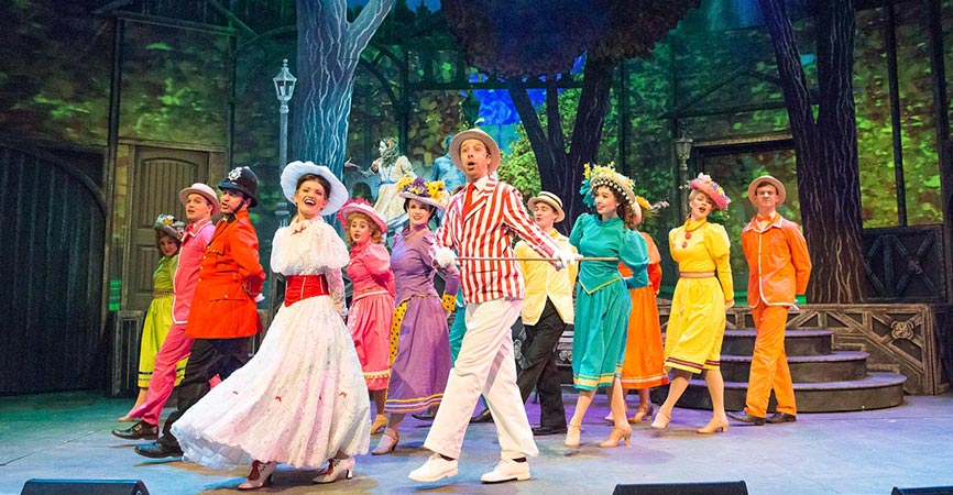 Over The Rooftops Video Projection For Stage Production Of Mary Poppins