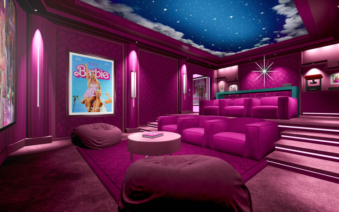 Have you seen Barbie’s Dream Home Theater design?